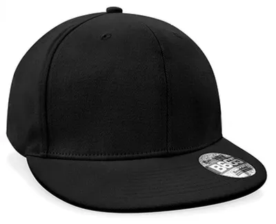 Image de Beechfield B665 | Casquette / bonnet / chapeau de rappeur - Couleur : Noir - Taille : One Size