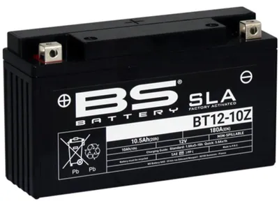 Immagine prodotto di BS Battery Batteria SLA senza manutenzione attivata in fabbrica - BT12-10Z