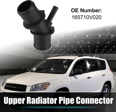Image de Tuyau D'Eau De Radiateur pour Toyota Rav4 2009-2012 No.165710V020 Noir