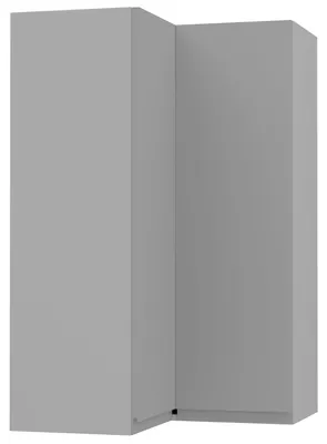 Productafbeelding van Keukenhoekkast AVELLINO 60x60x96cm, zonder handgrepen, met acrylfronten. Kleur naar keuze (AV-W14/60), stofgrijs, matgrijs acryl