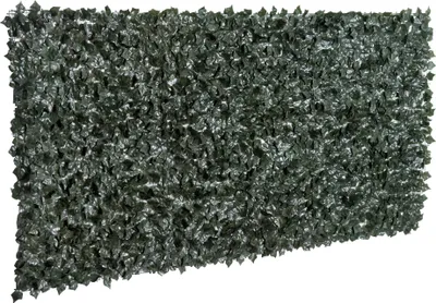 Produktbild von Künstlicher Hecken Sichtschutz, UV Geschützt Sichtschutz, Grün Balkon Sichtschutz, Zaun Sichtschutzgitter mit Blättern, Hecken Zaun, WandKünstliche 300 x150 cm für Garten Hochzeit