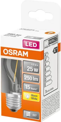 Produktbild von Osram - Led Retrofit Classic P (25) - 2.5W/827 220-240V  E27 - 4058075436541