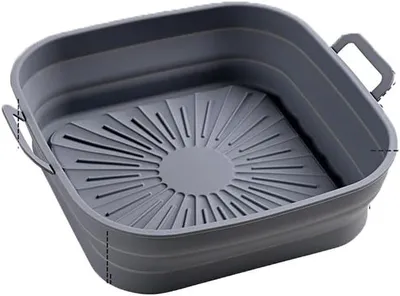 Produktbild von Kompakte quadratische Silikonform für die Fritteuse 17,5 cm