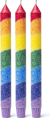 Obrázek produktu pro Regenbogen: Tenká, neutrální vosková svíčka – 23 x 2,2 cm, k objednání online