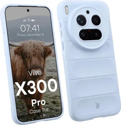 Produktbild von Robuste Handyhülle für Vivo X300 Pro, Bizon Case Tur, Hellblau