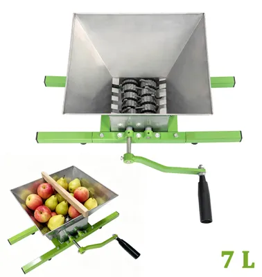 Obrázek produktu pro TANYEAR 7, ruční mlýnek na jablka s nerezovým násypkou a ruční klikou