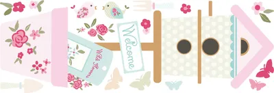 Immagine prodotto di Adesivo murale Welcome - Grande formato