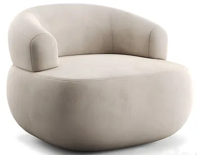 Immagine prodotto di Poltrona in tessuto beige Poltrona di design Poltrona imbottita Soggiorno Poltrona in tessuto