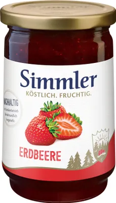 Produktbild von Simmler Erdbeer-Konfitüre Extra 450g