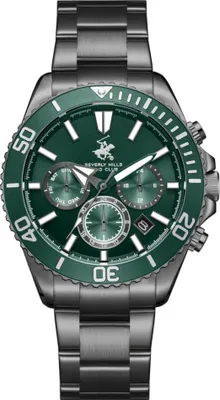 Produktbild von Herrenuhr BEVERLY HILLS BP3721X.070 grün fashion als Geschenk