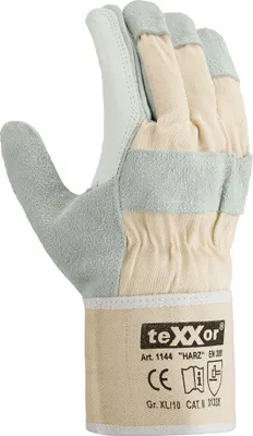 Produktbild von teXXor® Rindspaltleder-Handschuhe HARZ 10