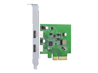 Produktbild von QNAP QXP-10G2U3A - USB-Adapter - PCIe 2.0 x2 Low-Profile - USB 3.2 Gen 2 x 2 - für QNAP QGD-1600, TS-1232, 1277, 253, 453, 473, 853, 877, 977, TVS-2472, 473, 673, 872, 873
