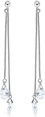 Produktbild von Hochwertige Silberohrhänger mit Zirkonia SE0104