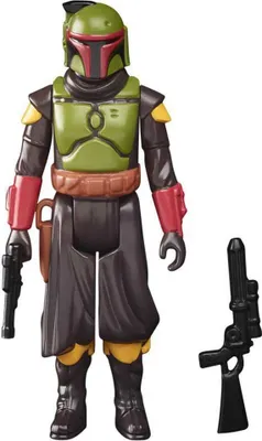 Image de Hasbro Star Wars The Mandalorian Retro Collection Figurine 2022 Boba Fett (Morak) 10 cm