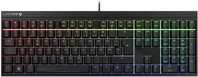 Produktbild von CHERRY MX 2.0S RGB, Kabelgebunden, USB, Mechanischer Switch, QWERTY, RGB-LED, Schwarz
