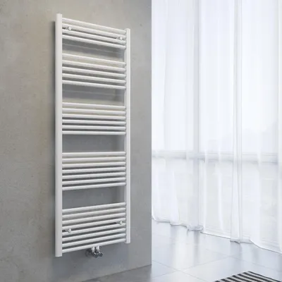 Obrázok produktu pre SONNI, radiátor na uteráky, sušička uterákov, 1600 x 600 mm, biela, vykurovanie teplou vodou, bez vykurovacieho telesa