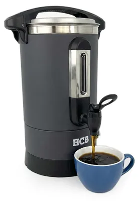 Produktbild von HCB Kaffeemaschine - 5,3 Liter - 35 Tassen - schwarz - 230V - Edelstahl - 1349