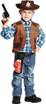 Produktbild von Cowboyweste Kinder Sheriff 140