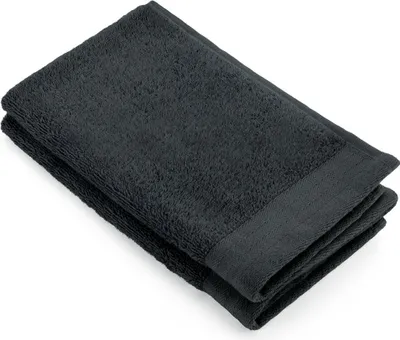 Produktbild von Soft Baumwolle gästetuch 30x50cm anthrazit (2 stück)