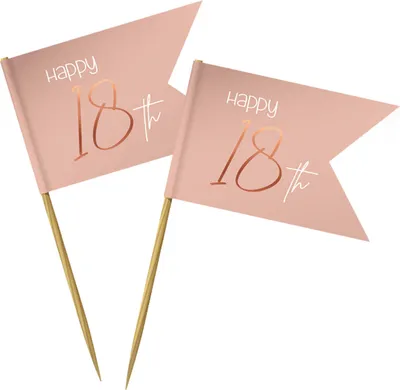 Produktbild von 36 Rosy Blush 18th Birthday Party Picker
