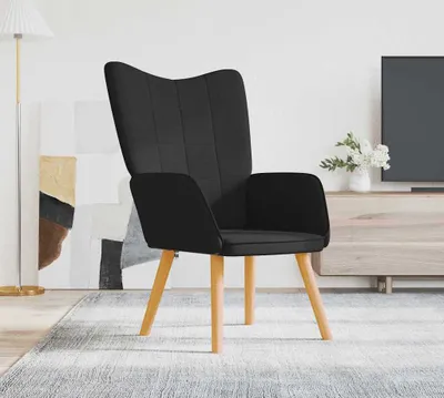 Produktbild von Maison Exclusive - Relaxsessel Schwarz Stoff