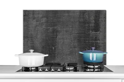 Obrázok produktu pre KitchenYeah® Kuchynský splashback - Kuchynský splashback - Ochrana steny sporáka a drezu - Betón - Sivý - Stena - Vzor 90x60 - Alu-Dibond (alternatíva skleneného splashbacku) - Tepelne odolný - Splashback na sporák