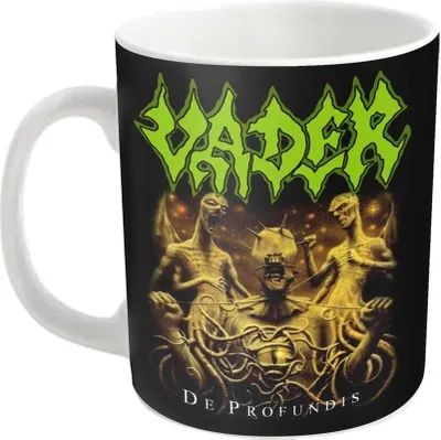 Obrázek produktu pro Vader - hrnek na kávu "De Profundis" PH2065 (jedna velikost) (bílá/černá/zelená)