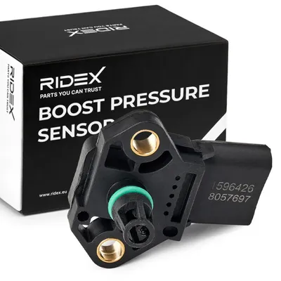 Produktbild von RIDEX 161B0009 Ladedrucksensor für VW Golf IV Schrägheck (1J1) GOLF VI (5K1) Golf V Schrägheck (1K1) POLO (9N) Polo Schrägheck (6R1, 6C1)