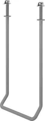 Produktbild von Dataflex Viewgo Dual-Monitorhandgriff - Option 004, Grau, 120 mm, 39 mm, 280 mm, 8 mm, 44 mm