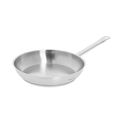 Zdjęcie produktu dla Patelnia ze stali nierdzewnej TECHNICA ⌀28 cm | Patelnia indukcyjna do profesjonalnych kuchni 3,1 L | Solidna patelnia bez powłoki | Odporny na ciepło uchwyt