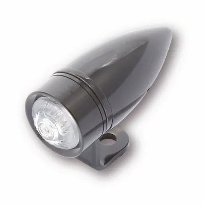 Obrázek produktu pro Indikátor HIGHSIDER LED MONO-BULLET SHORT, černý pro