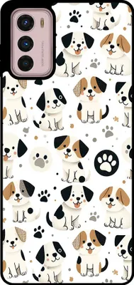 Produktbild von Smartphonica Handyhülle passend für Motorola Moto G42 mit  hundedruck - TPU-Rückseite Fall Hund Design