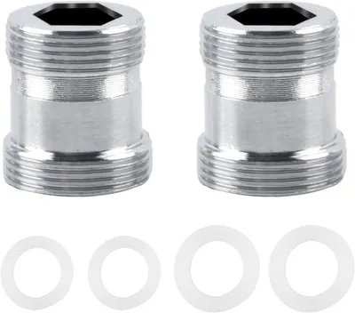 Kraanadapter M22 auf M24 - Set von 2 - Messing