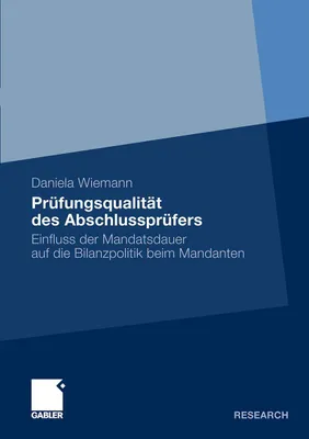 Produktbild von Prüfungsqualität des Abschlussprüfers
