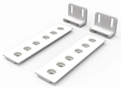 2x Schleppscharnier-Set für Einbaukühlschrank, Türhalterung, Ersatz