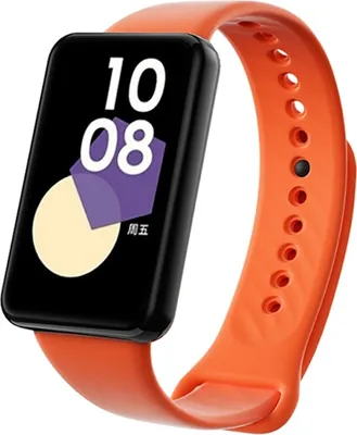 Produktbild von Für Honor Band 9 hochwertiges TPU mit schwarzer Schnalle Watch Ersatz Arm Band Orange