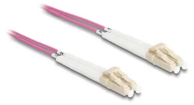 Productafbeelding van Delock glasvezelkabel LC Duplex naar LC Duplex, multimode OM4, buigbaar, 5 meter