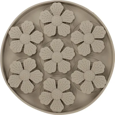 Image de Tapis a lécher Fleur Rond