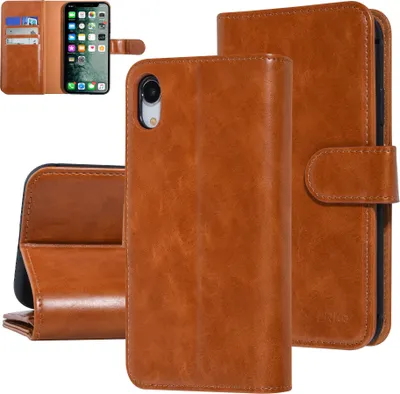 Immagine prodotto di UNIQ Accessorio Apple iPhone XR marrone scuro Custodia tipo libro soft touch