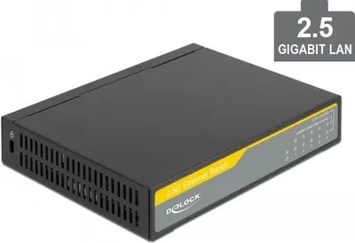 Image de Delock 2,5 Gigabit Ethernet Switch 5 Port