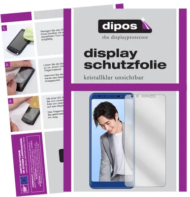 Produktbild von 2x Schutzfolie für Lenovo K5s klar Displayschutzfolie Folie Display Schutz dipos