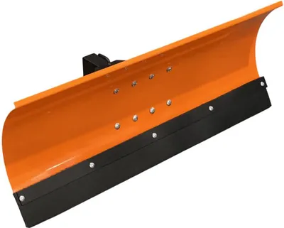 Zdjęcie produktu dla Pług śnieżny Uniwersalny, regulowany w 5 płaszczyznach lemiesz do kosiarki 100x40 cm Pomarańczowy