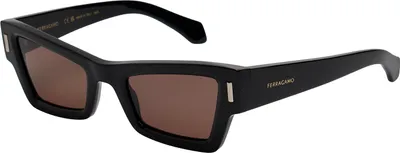 Produktbild von Salvatore Ferragamo Rechteckige Damen-Sonnenbrille im Cat-Eye-Stil aus Acetat, Modell SF2006S