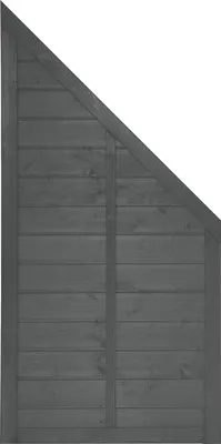 Produktbild von Zaun Abschlusselement Konsta Venga rechts 90 x 180/90 cm, anthrazit