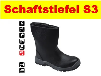 Produktbild von Sicherheitsstiefel Winter Stiefel S3 mit Webpelzfutter Größe 48