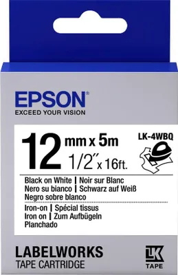 Immagine prodotto di Epson LK-4WBQ nastro per etichettatrice Nero su bianco
