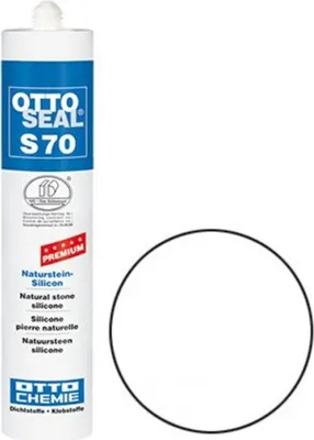 Produktbild von OTTOSEAL S70 Naturstein-Silikon 310ml C01 weiß