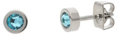 Produktbild von Boccia 05095-03 Kinder-Ohrringe Titan Ohrstecker Türkis