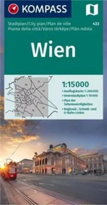 Obrázek produktu pro KOMPASS Mapa města Vídeň 1:15 000
