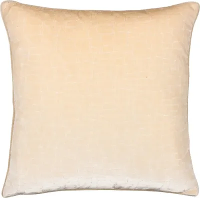 Produktbild von Paoletti - Kissenhülle "Bloomsbury", Samt RV2852 (50 cm x 50 cm) (Elfenbein)